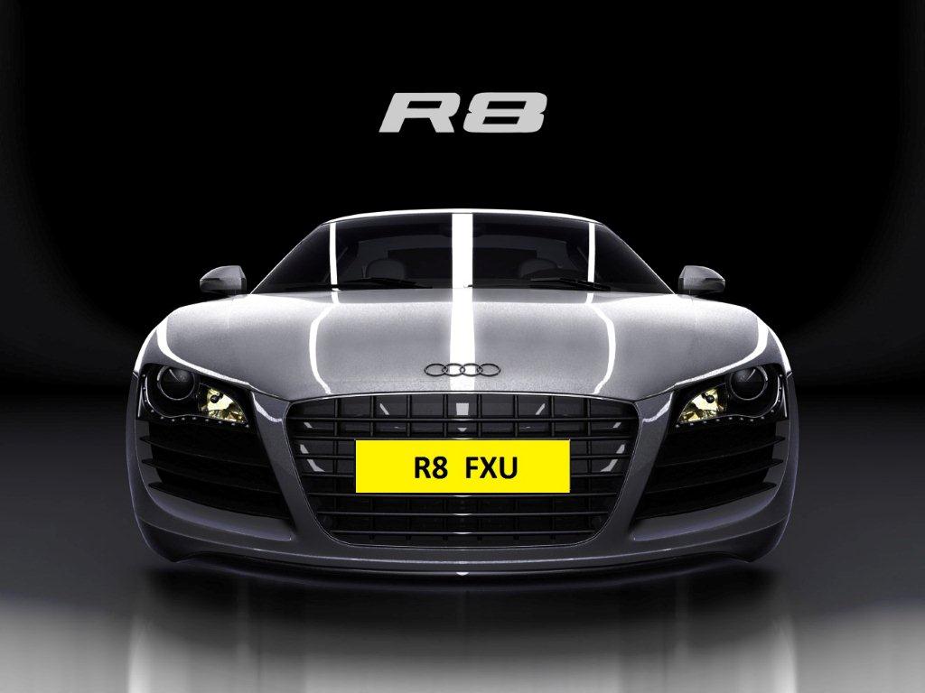 R8 FXU, The R8 Effects you. Plate for Sale