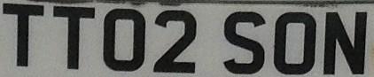 Number Plate For Sale TT02 SON
