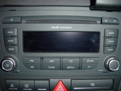 Audi Concert II+ Source Selection/AUX not working