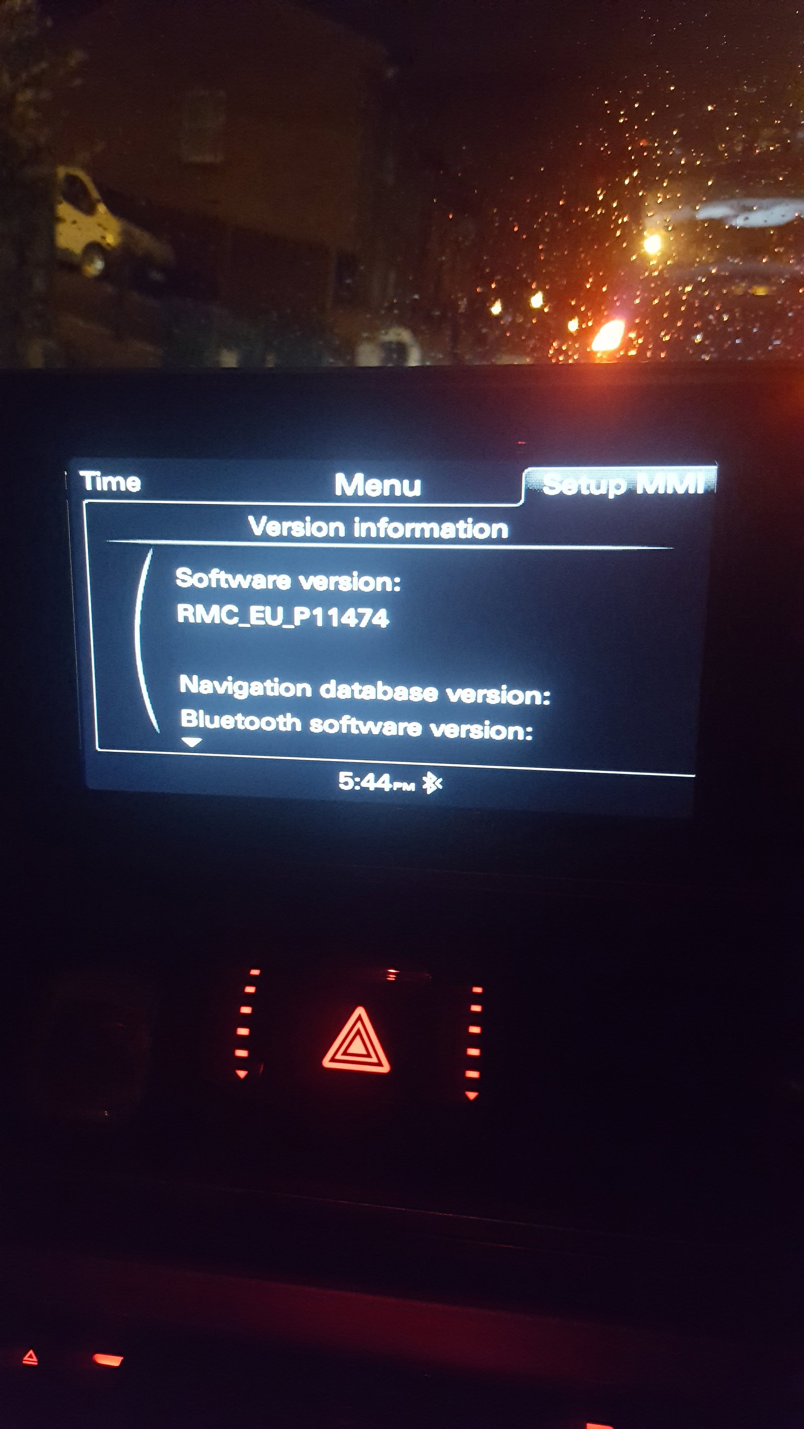 Audi A7 sat nav issue