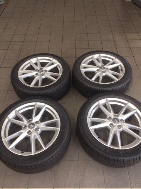 S-line Y-spoke 18" Alloys & Michelin tyres for sale - never used