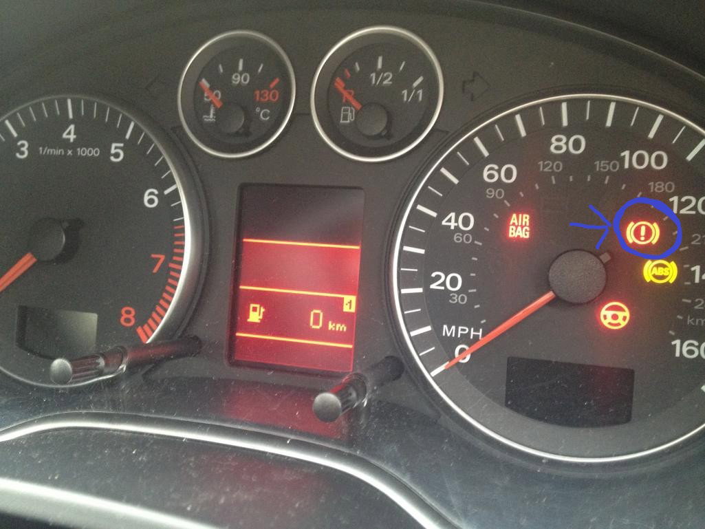 Handbrake warning and brake warning issue