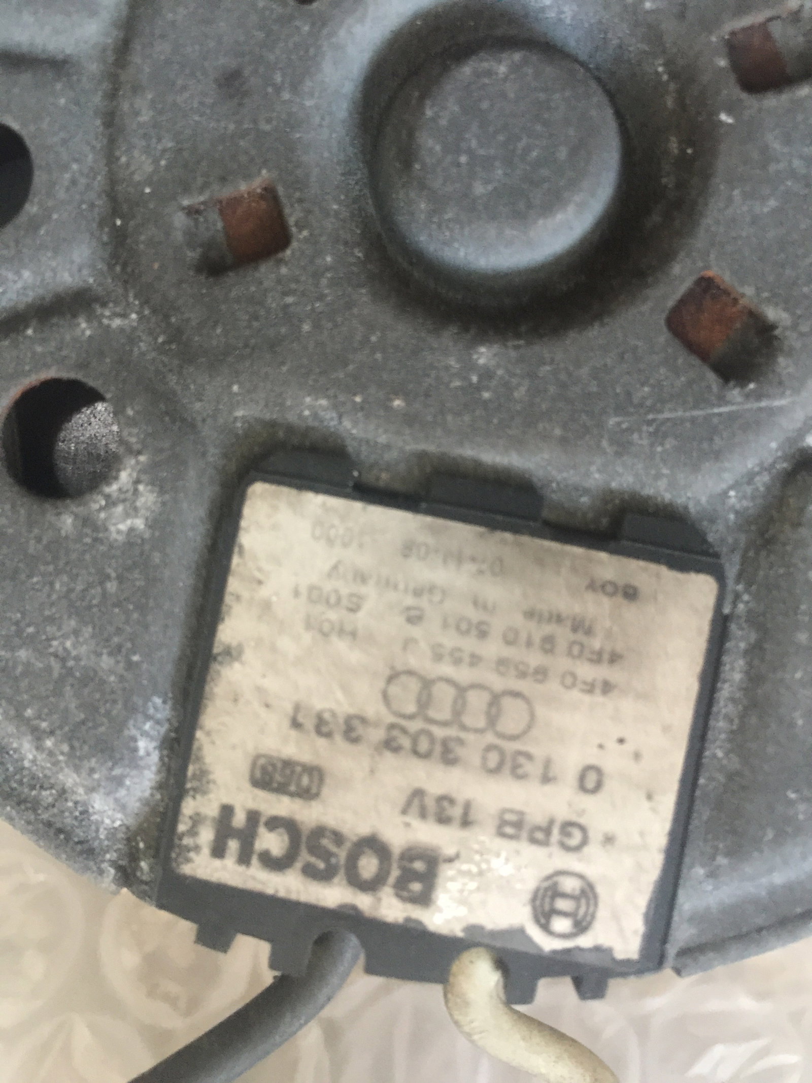 For Sale two Radiator Fan Blower Motor Bosch Audi A6 2.7 TDI