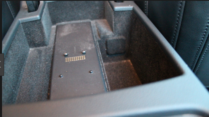 Remove armrest phone cradle and replace with???