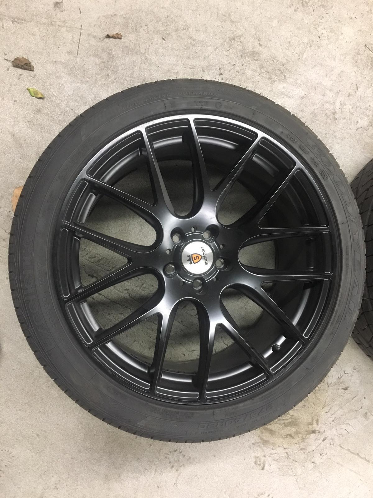 20" black alloy wheels FOR SALE