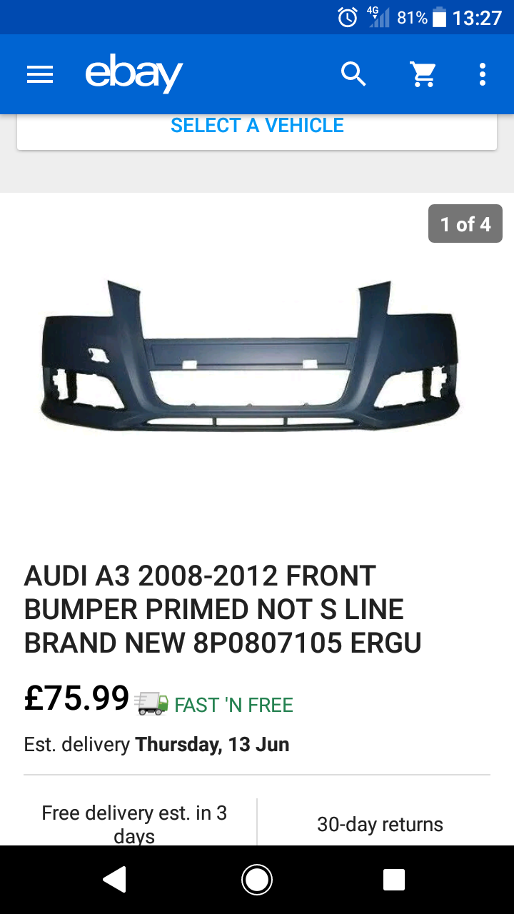 WILL A 2008 FRONT BUMPER FIT 2005 8PA