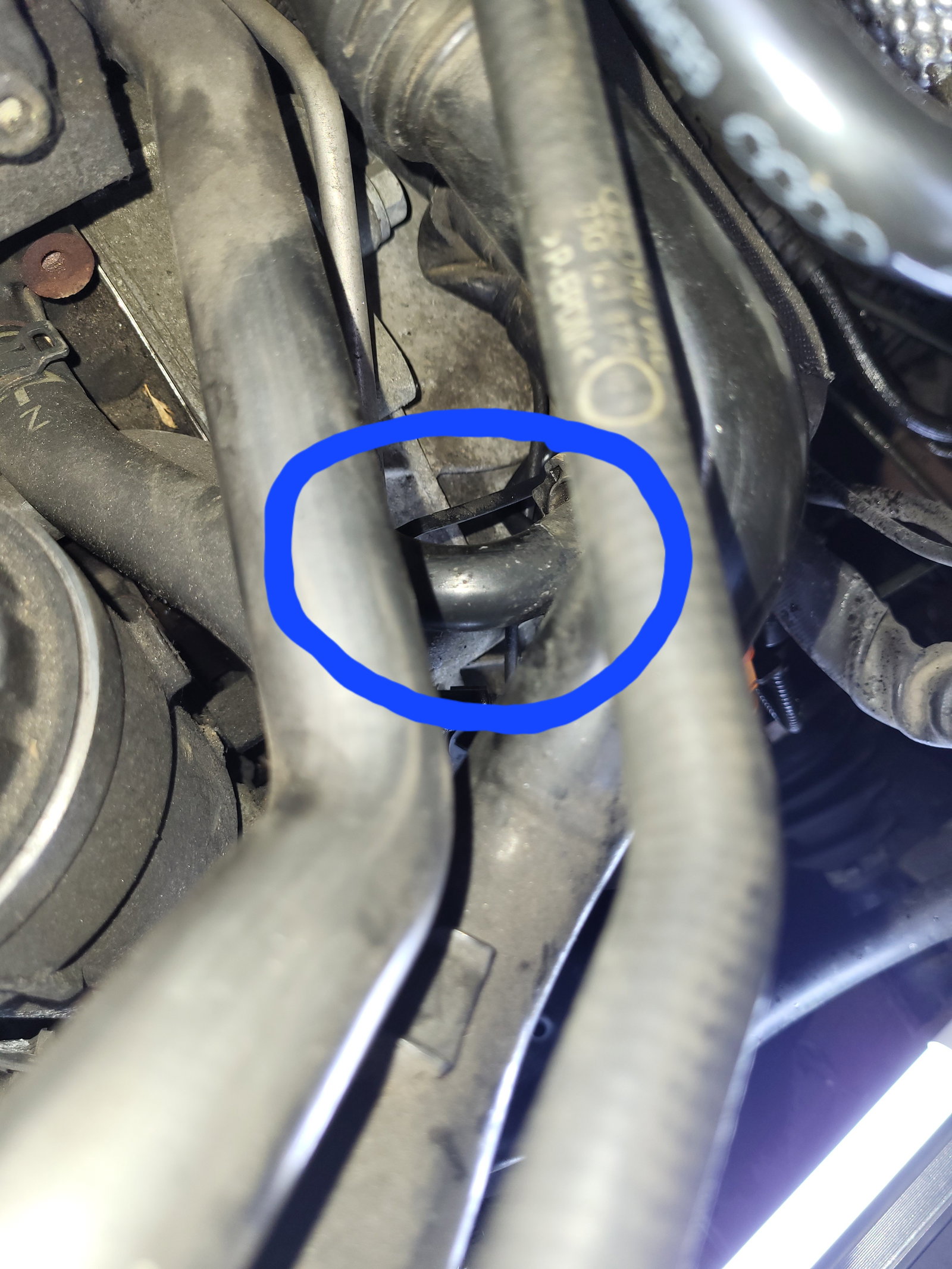 Coolant leak